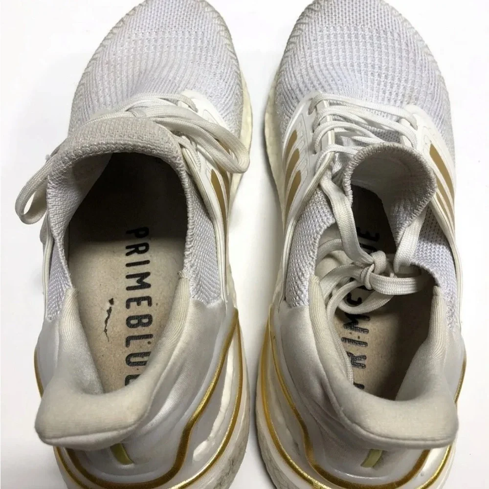 adidas Women's Ultraboost 20 Running Shoes White Size 9 M